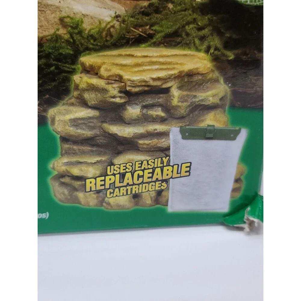 Tetra Decorative ReptoFilter, Terrarium Filtration, Keeps Water Clear